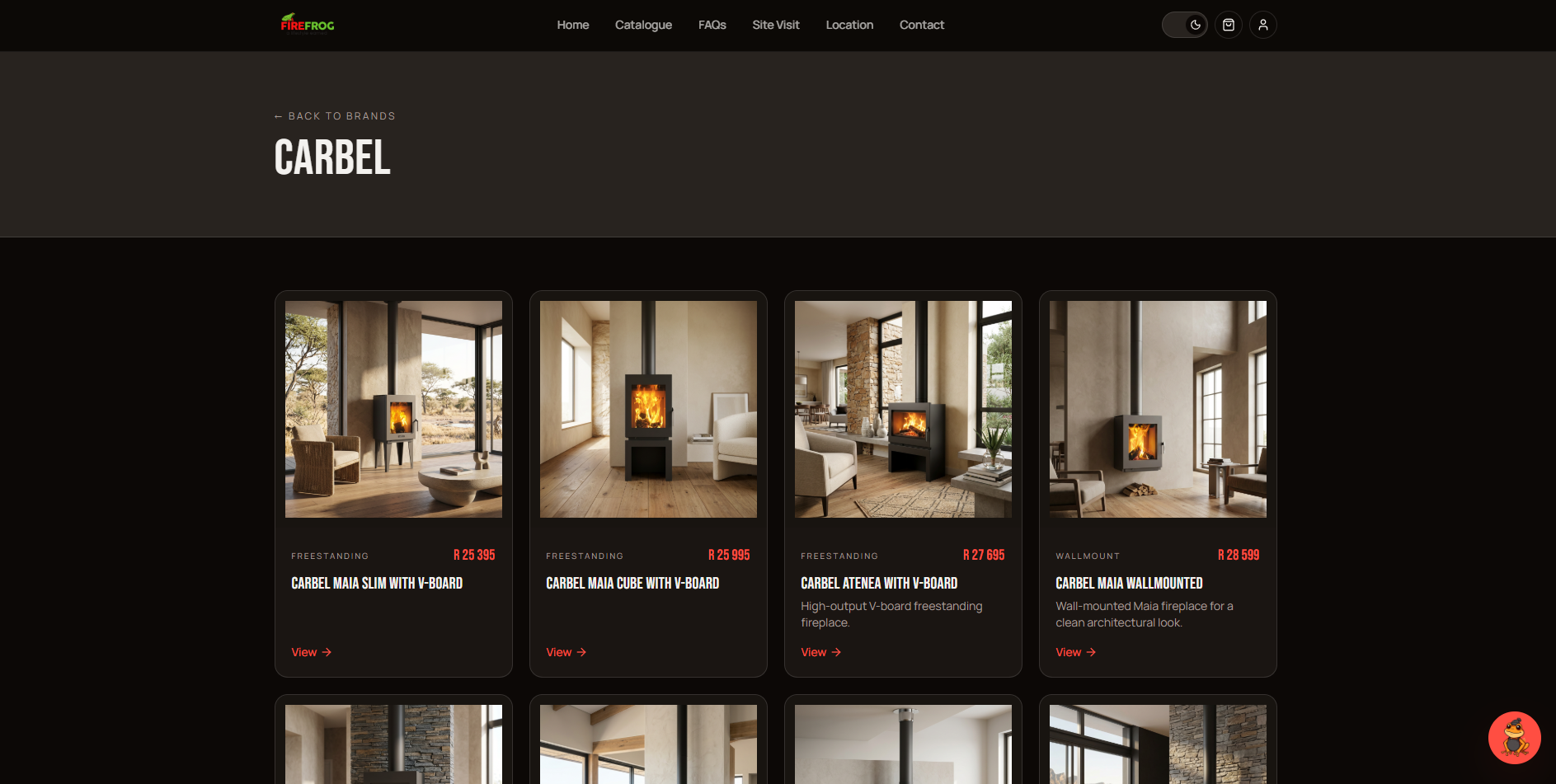 Firefrog · Brand catalogue